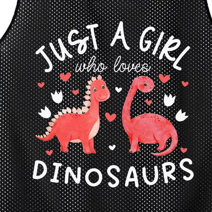 This Loves Dinos Funny Dinosaur Lover Gift Mesh Reversible Basketball Jersey Tank