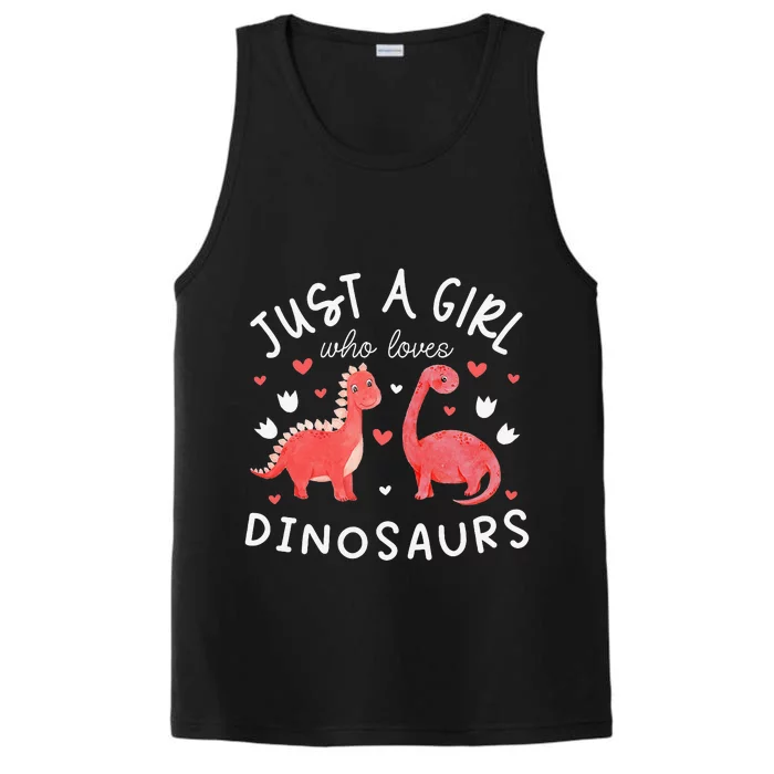 This Loves Dinos Funny Dinosaur Lover Gift Performance Tank