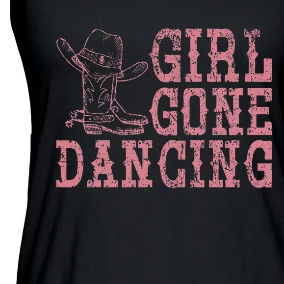 Texas Line Dancing Rodeo Cowboy Gift Line Dance Ladies Essential Flowy Tank