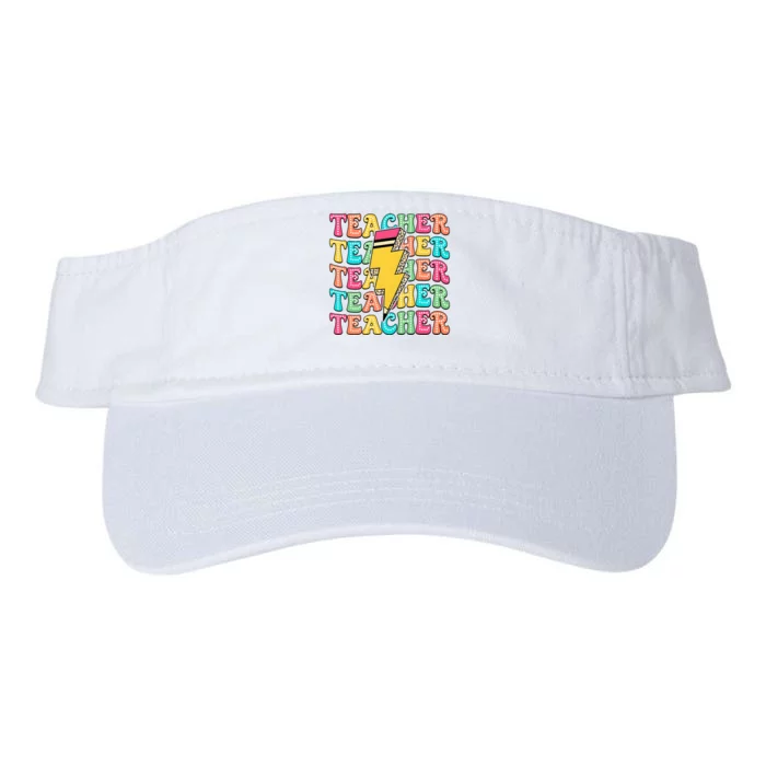 Teacher Last Day Of School Valucap Bio-Washed Visor