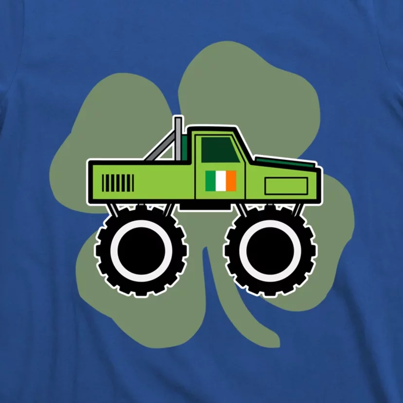 Truck Lover Driver St Patricks Day Green Graphic Gift T-Shirt