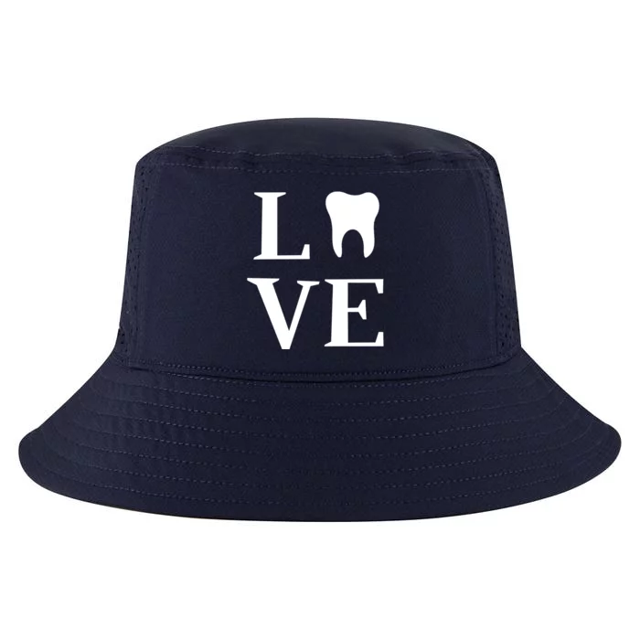 Tooth Love Dentist Dental Assistant Dental Hygienist Gift Cool Comfort Performance Bucket Hat