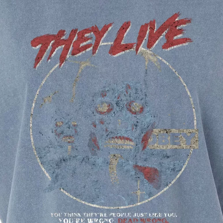 They Live (Distressed)John Carpenter Horror Garment-Dyed Women's Muscle Tee