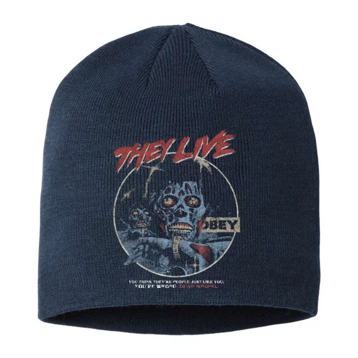 They Live (Distressed)John Carpenter Horror 8 1/2in Sustainable Knit Beanie