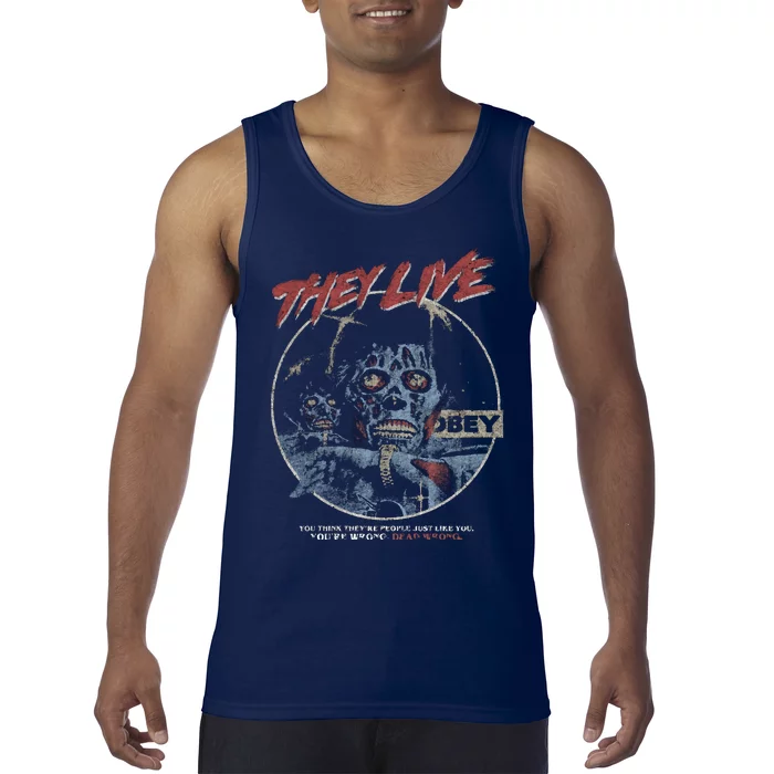 They Live (Distressed)John Carpenter Horror Tank Top