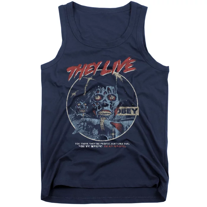 They Live (Distressed)John Carpenter Horror Tank Top