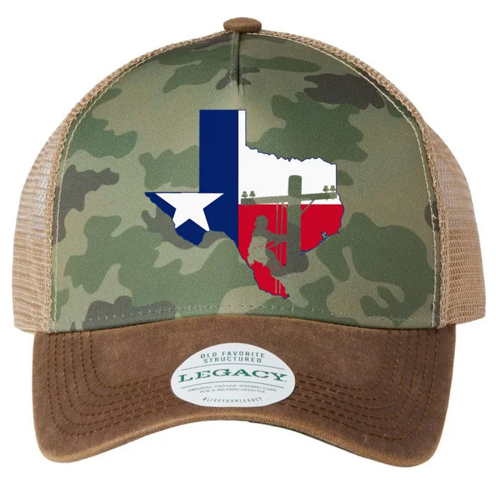 Texas Lineman Electrician Gift Tx Lone Star State Flag Legacy Tie Dye Trucker Hat