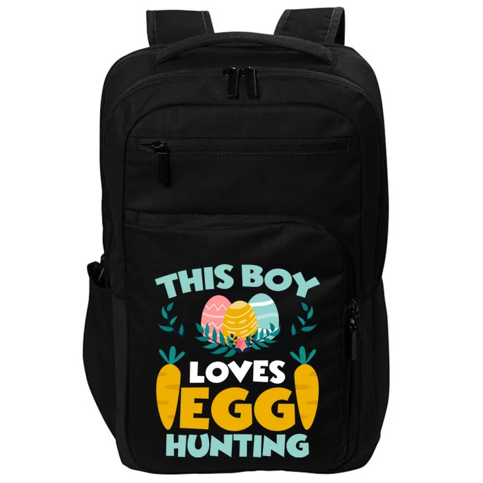 This Love Egg Hunting Rabbit Easter Egg Happy Easter Day Gift Impact Tech Backpack