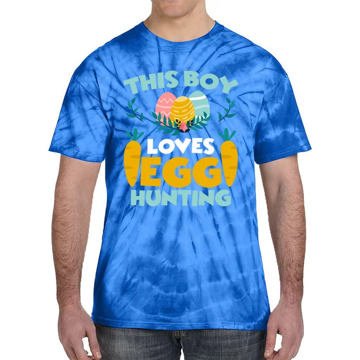 This Love Egg Hunting Rabbit Easter Egg Happy Easter Day Gift Tie-Dye T-Shirt