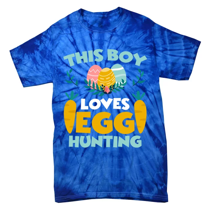 This Love Egg Hunting Rabbit Easter Egg Happy Easter Day Gift Tie-Dye T-Shirt