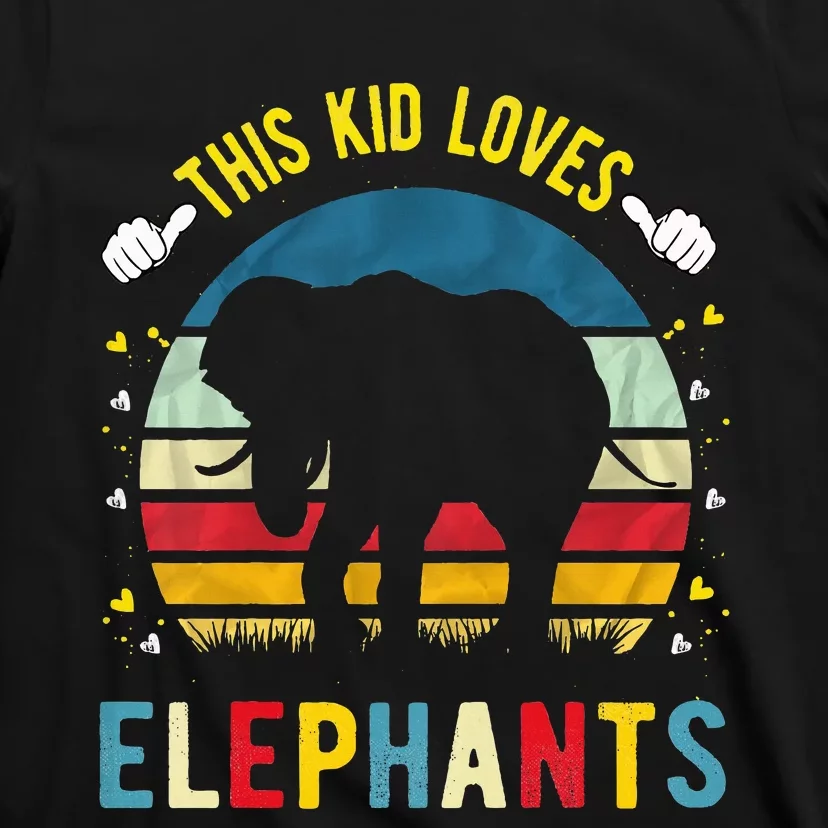 This Loves Elephants And Elephant Gift T-Shirt