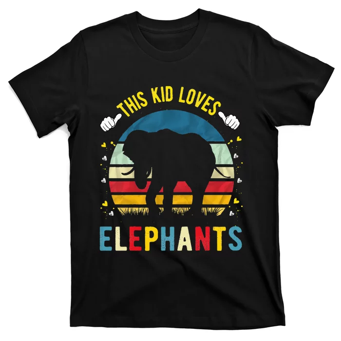 This Loves Elephants And Elephant Gift T-Shirt