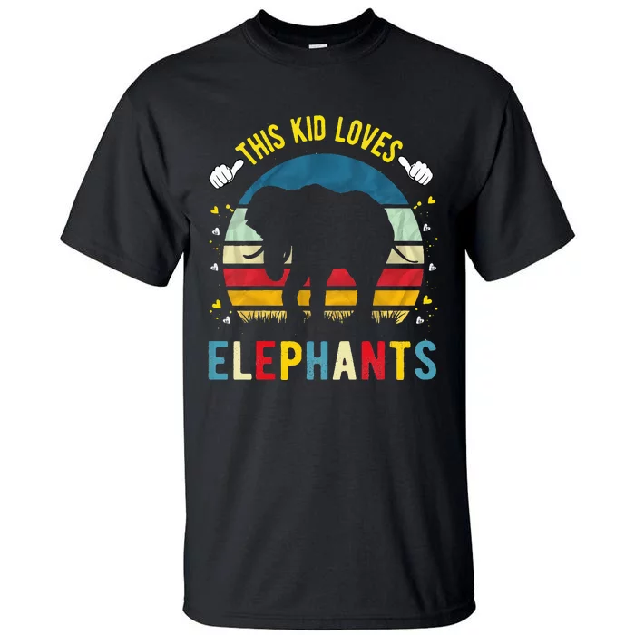 This Loves Elephants And Elephant Gift Tall T-Shirt