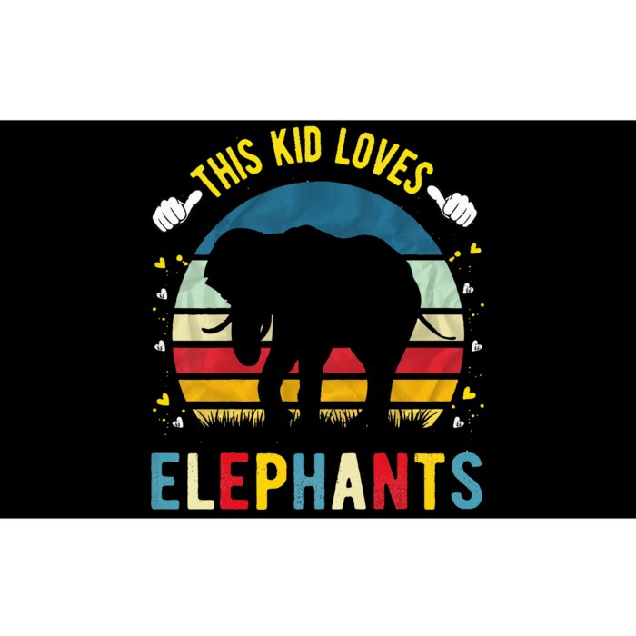 This Loves Elephants And Elephant Gift Bumper Sticker