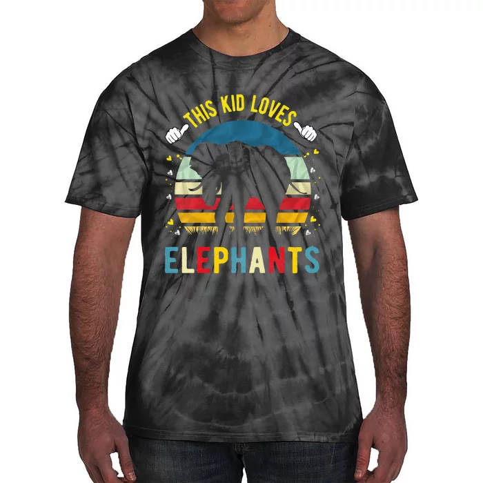 This Loves Elephants And Elephant Gift Tie-Dye T-Shirt