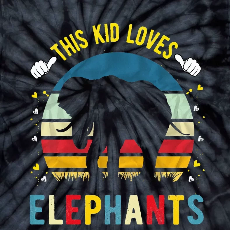 This Loves Elephants And Elephant Gift Tie-Dye T-Shirt