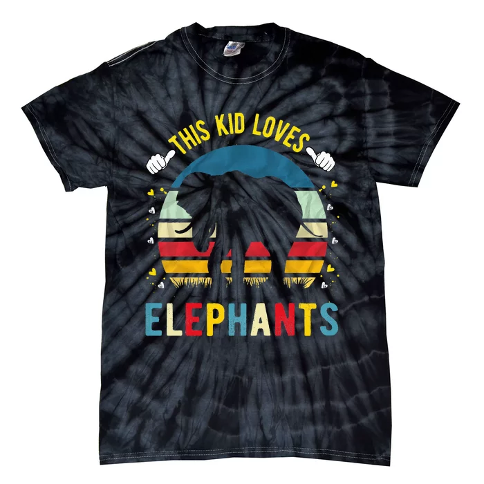 This Loves Elephants And Elephant Gift Tie-Dye T-Shirt