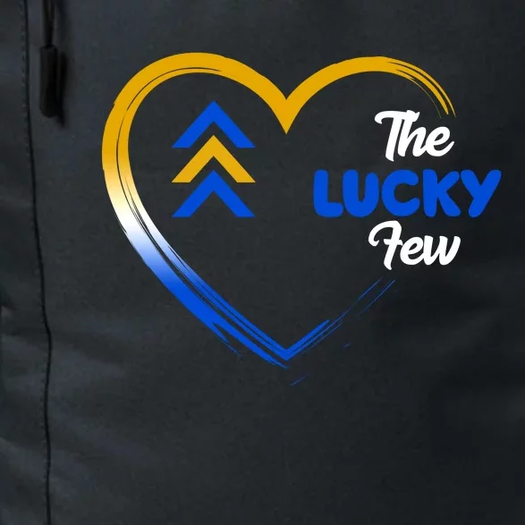 The Lucky Few Down Syndrome Awareness Heart Daily Commute Backpack