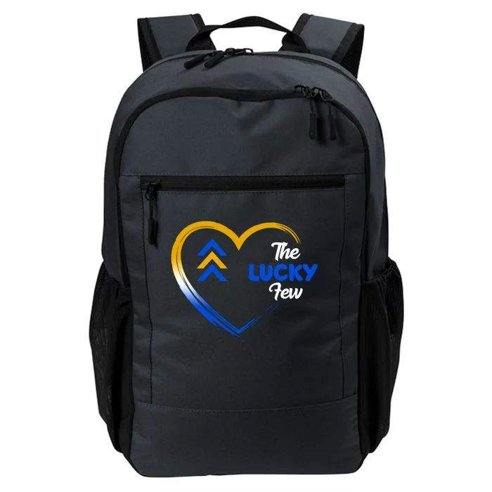 The Lucky Few Down Syndrome Awareness Heart Daily Commute Backpack