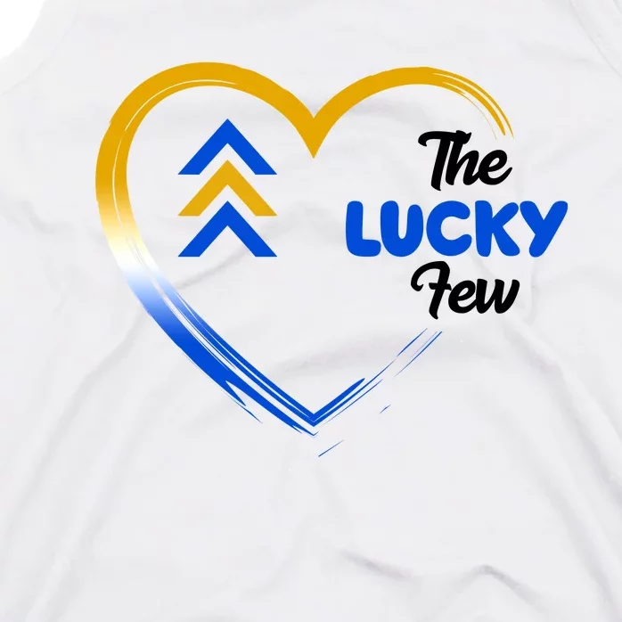 The Lucky Few Down Syndrome Awareness Heart Tank Top