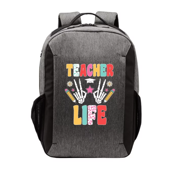 Teacher Life Fun School Vector Backpack