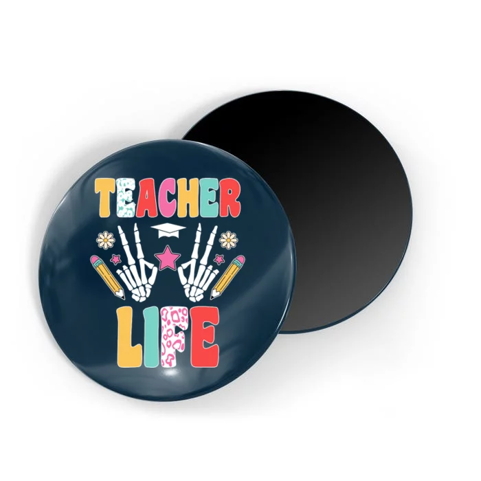 Teacher Life Fun School Magnet