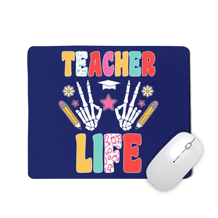 Teacher Life Fun School Mousepad