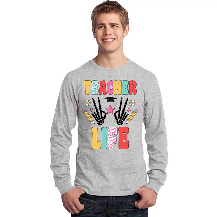 Teacher Life Fun School Tall Long Sleeve T-Shirt