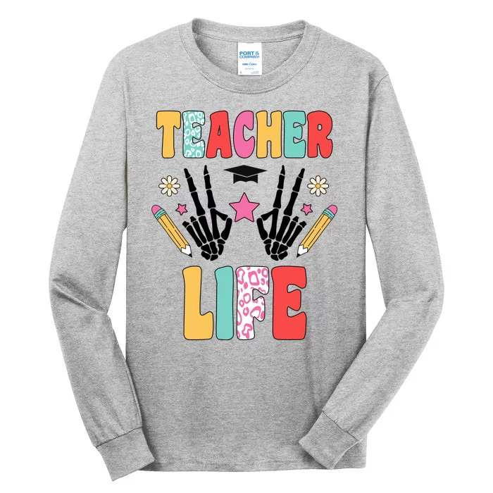 Teacher Life Fun School Tall Long Sleeve T-Shirt