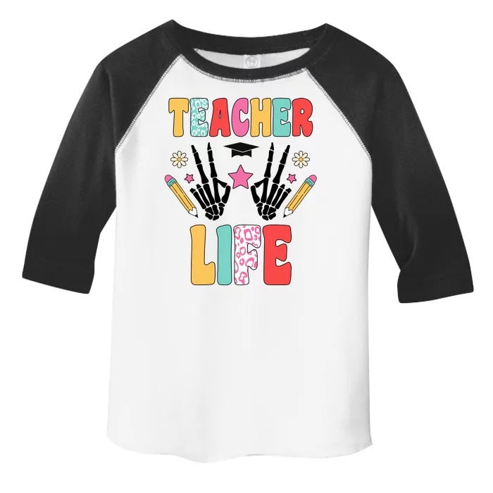 Teacher Life Fun School Toddler Fine Jersey T-Shirt