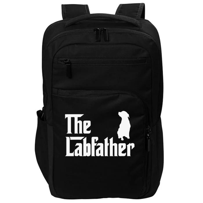 The Lab Father Funny Labrador Dad Gift Impact Tech Backpack