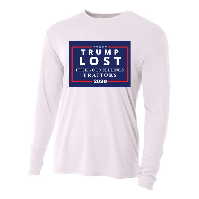 Trump Lost F Your Feelings Cooling Performance Long Sleeve Crew