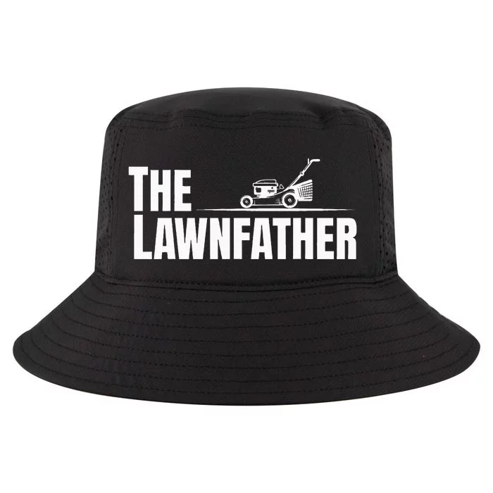 The Lawnfather Funny Lawn Mowing For Fathers Cool Comfort Performance Bucket Hat