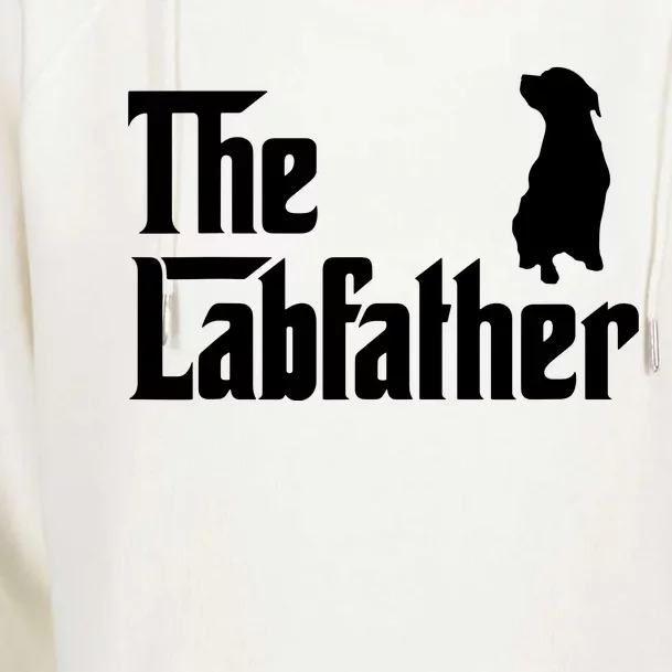 The Lab Father Funny Labrador Dad Gift Womens Funnel Neck Pullover Hood