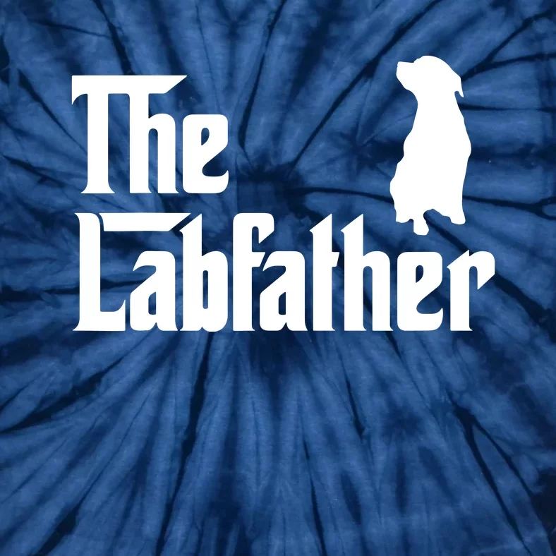 The Lab Father Funny Labrador Dad Gift Tie-Dye T-Shirt