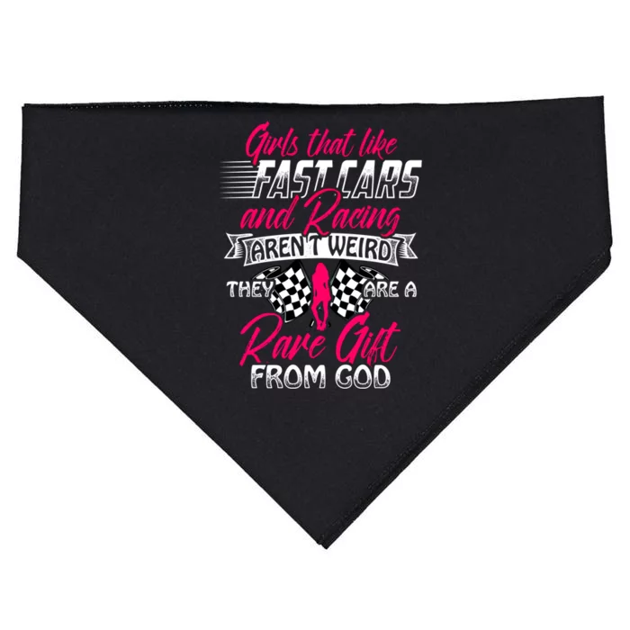 That Like Fast Cars Are Rare Fun Quote For Racing Fans Great Gift USA-Made Doggie Bandana