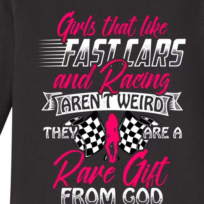 That Like Fast Cars Are Rare Fun Quote For Racing Fans Great Gift Baby Long Sleeve Bodysuit