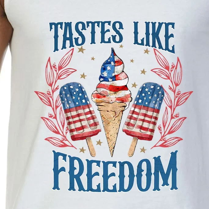 Tastes Like Freedom Happy Independence Day Comfort Colors® Tank Top