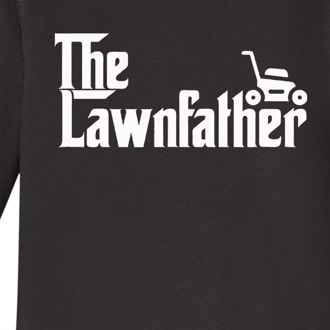 The Lawn Father Funny Lawn Mower Dad Baby Long Sleeve Bodysuit