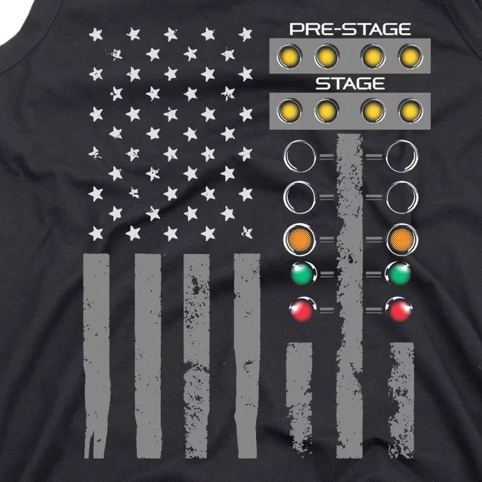 Tree Light For Dragster Drag Racing Strip Tank Top