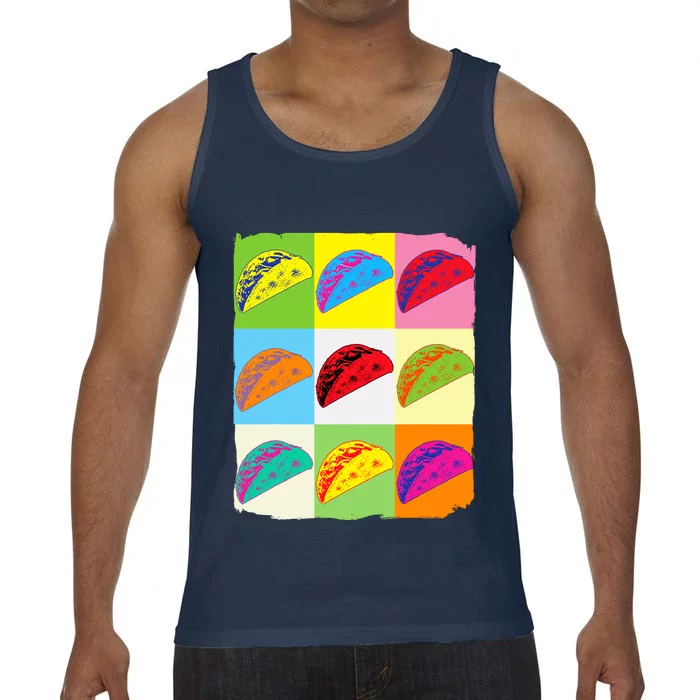 Taco Lover Funny Taco Art Mexican Food Lover Taco Comfort Colors® Tank Top