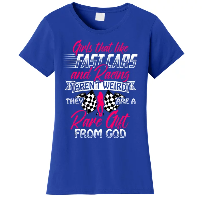 That Like Fast Cars Are Rare Fun Quote For Racing Fans Gift Women's T-Shirt