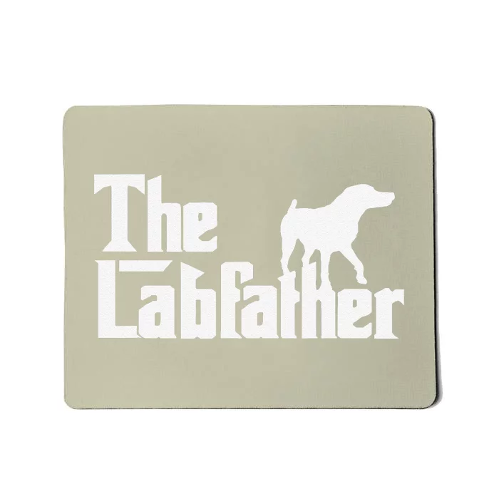 The Labfather Funny Lab Labrador Dog Owner Dad Daddy Father Mousepad