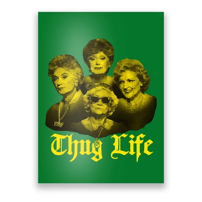 Thug Life Golden Poster