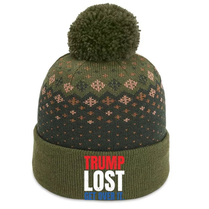 Trump Lost Get Over It The Baniff Cuffed Pom Beanie