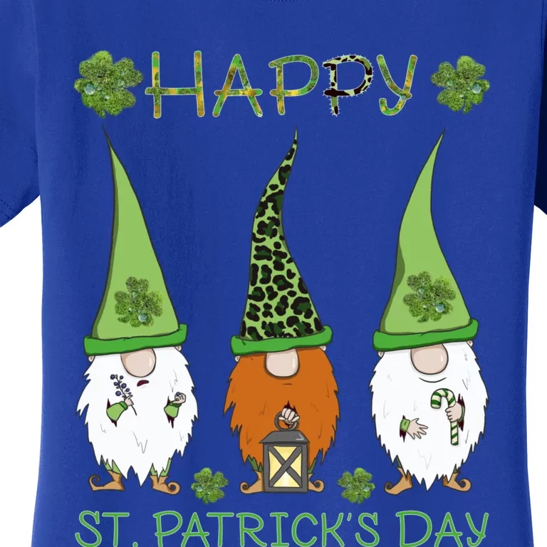 Three Leprechauns Gift Happy Saint Patrick's Day Irish Shamrock Gift Women's T-Shirt