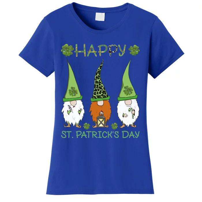 Three Leprechauns Gift Happy Saint Patrick's Day Irish Shamrock Gift Women's T-Shirt