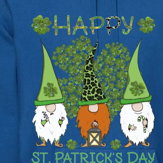 Three Leprechauns Gift Happy St Patrick's Day Irish Shamrock Great Gift Premium Hoodie