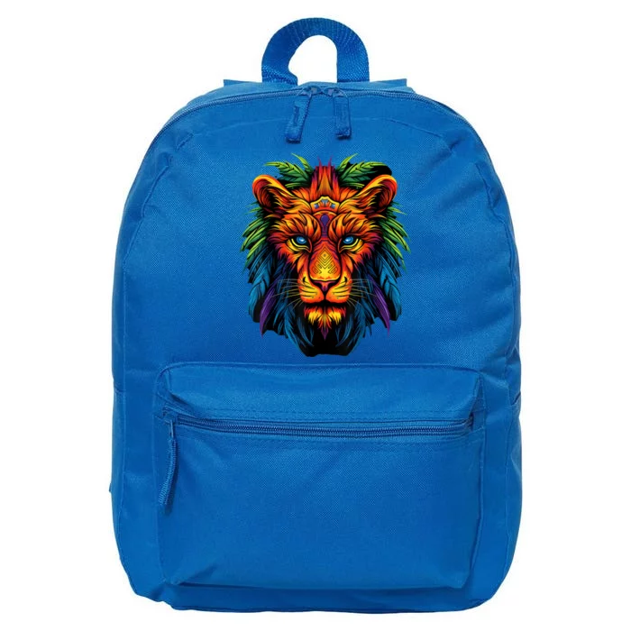 Tribal Lion Graphic 16 in Basic Backpack