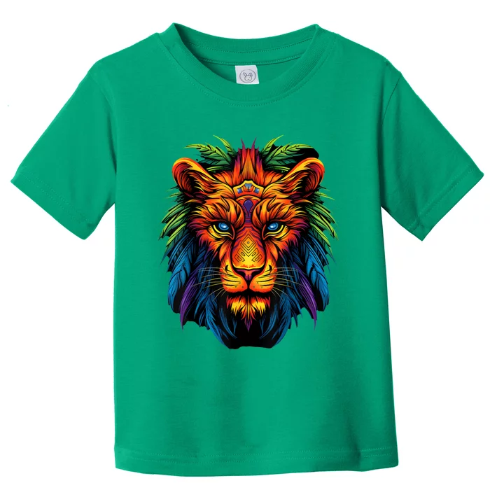 Tribal Lion Graphic Toddler T-Shirt